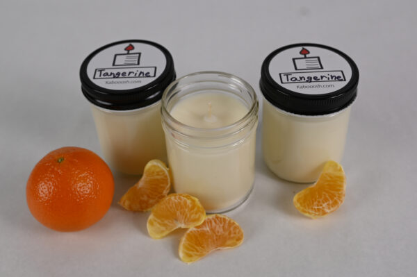 Tangerine candle